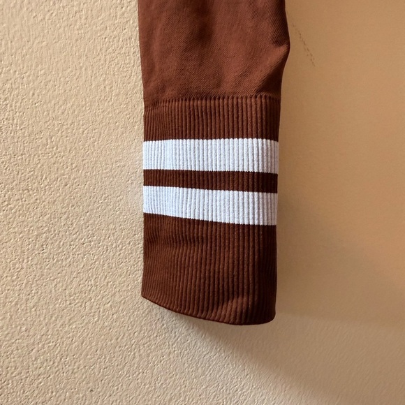 CDM Quarter Zip Mock Neck Crop Top - Picture 9 of 9